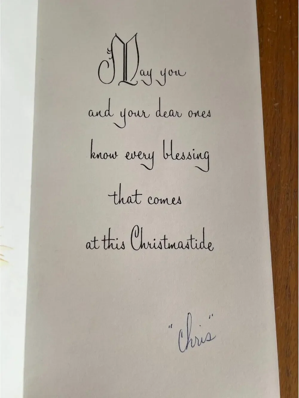Christmas Blessings Mothe Mary &  Baby Jesus Nativity Card Christmas Card